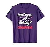 What Rhymes With Friday? Champagne Funny Wine Lover T-Shirt