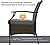 Grand Patio 7-Piece Outdoor Dining Set, Traditional Wicker Patio Furniture for 6, E-Coated Dining Chairs with Cushions, Wood-Look Table with Umbrella Hole, Perfect for Patio, Backyard, Deck, or Garden