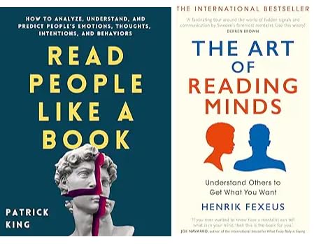 Read People Like a Book & The Art of Reading Minds Combo Set | Master Human Psychology, Body Language, Emotional Intelligence & Communication Skills | Self-Help and Mind Reading Books Collection