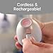 PediVac As Seen On TV Electric Callus Remover + Built-In Vacuum Sucks Up Shavings,Gently Removes Calluses & Dry Skin in Seconds, Mess-Free, Spins at 2000 RPMs, LED Light, 2 Speed Settings, 3.5