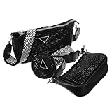 BESPORTBLE Paquet Bandoulière à Paillettes Élégant En Maille Filet, Grosse Capacité, ...