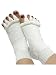 Toe Alignment Five Toe Socks Toes Separator Spacer Stretch Tendon Pain Relief (White - 1 Pair, Small/Medium)