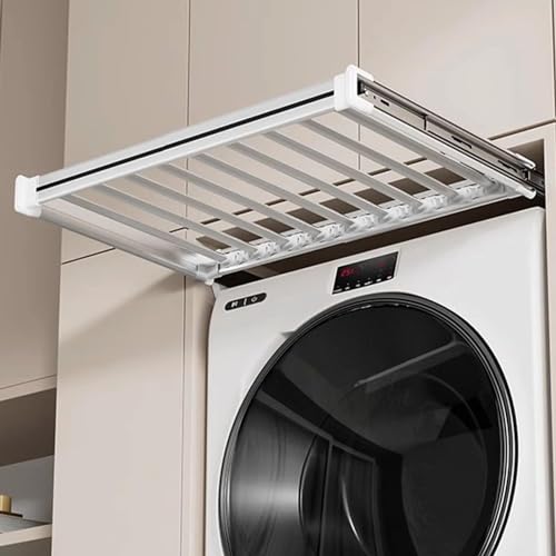 Étendoir multifonctionnel extensible 85-120 cm dressing placard - 2