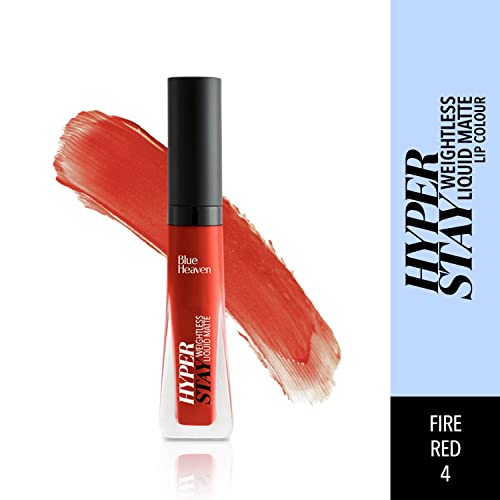 Image of Blue Heaven Hyper Stay Lip Color 6ml FireRed 4, 6ml