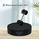 Mcbazel Drehteller Elektrisch 360 Grad Elektrischer Drehteller 13.8cm Motorisierter Drehständer Display-Tisch zur Präsentation von Schmuck, Uhren, digitalen Produkten（Schwarz）