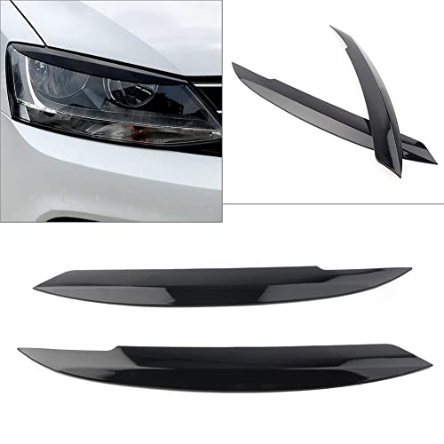 Sourcils de phares Jetta MK6 ABS finition laquée haut de gamme - 2