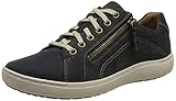 Clarks Damen Nalle Lace Sneaker, Navy Nubuk, 39.5 EU
