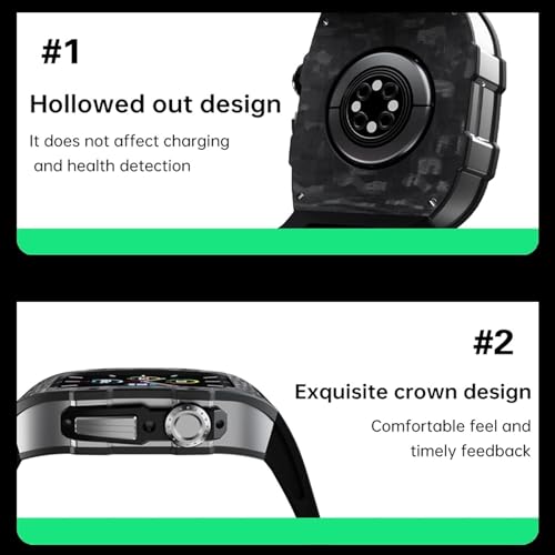 Coffret kit modification Apple Watch carbone cadeau homme luxe