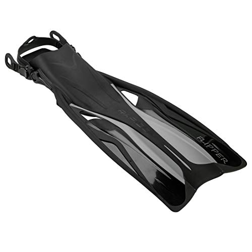 Italian Design Premium Tempered Glass Lens Anti-Fog Panoramic View Frameless Snorkel Mask, Elite Dry Snorkel Tube, Adjustable Fins - Mask Fin Snorkel Set by Phantom Aquatics - Image 2