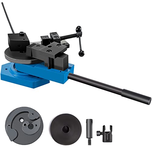 Image of VEVOR SBG-40 Metal Scroll Bender High-Hardened Steel Scroll Bender Combination of Scroll Radius and Angle Bending Universal Metal Rod Bender For Steel Brass Cooper Aluminum