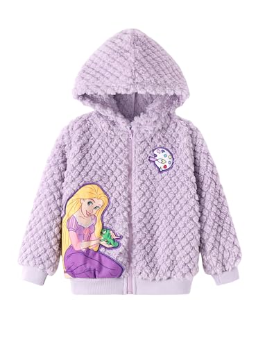 Image of Disney Girl /Boy Fleece Jacket Zipper Sherpa Fuzzy Hoodie Winter Coat 2-13Y