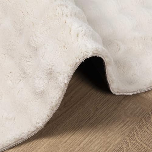Tapis de Salon Beige 230x160 Tapis de Surface Rectangulaire Polyester - 7
