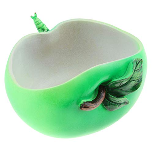Tubayia Maceta Creativa de Manzana, Maceta para suculentas, Maceta Decorativa para casa, jardín, cafetería, Verde