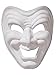Forum Comedy Mask, White, One Size