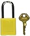 Master Lock 410YLW Zenex 1 1/2 Safety Padlock, Yellow by Master Lock