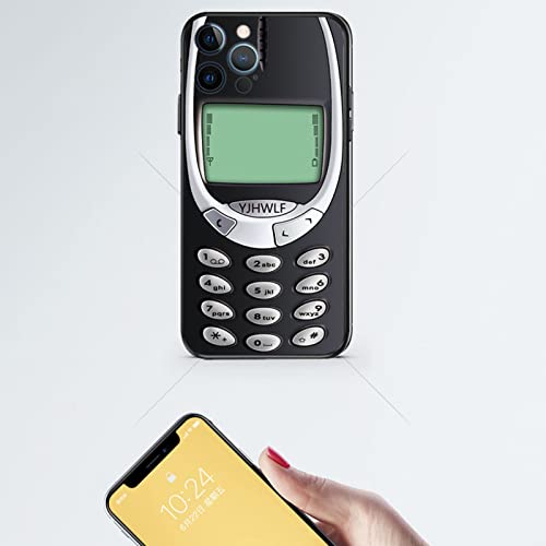 Yjhwlf Apply To Iphone 12 Pro Max Luminous Case For，Retro Cassette Tape Shockproof Music Phone Case Bumper Tempered Glass Protective Cover，Case Specially Designed For Cool，Send Tempered Film (Nokia) #TOP5