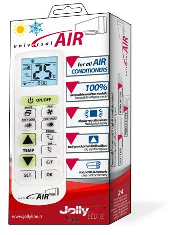 Telecomando Universale Per I Condizionatori Universal Air Luminescente 42533