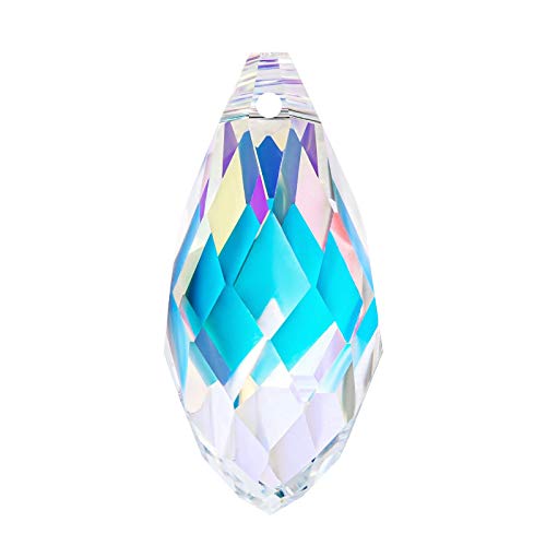 30pcs AB Teardrop Crystal Beads for Jewelry Making