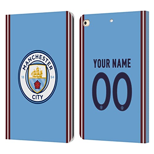 Funda de cuero Manchester City para iPad 9.7 2017 y 2018 carcasa tipo libro