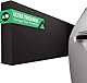 NURADA - Garagen Wandschutz. Wandpolster Selbstklebend. 5 Stück. Schaumstoff Selbstklebend. Kantenschutz Garage. Wandschutz Garage. Garage Türschutz Auto. 40x20x2cm (Schwarz)