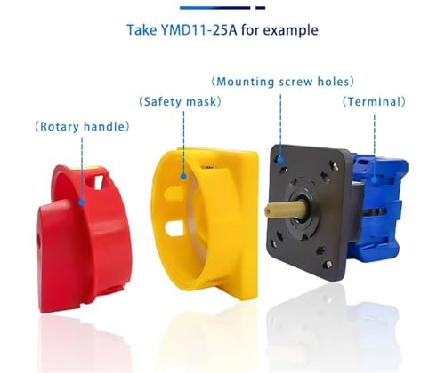 Disjoncteur charge CC interrupteur d'isolement YMD11-100A résistant pour moteur - 4