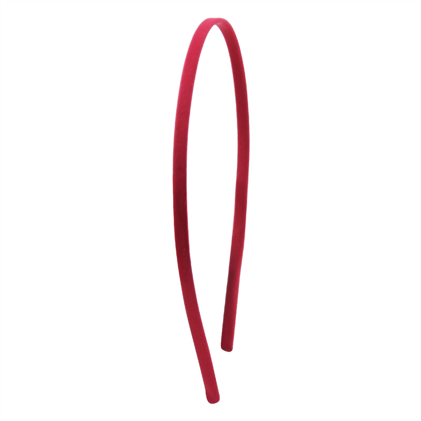 Atoden Rotes Satin-Haarband – 3,8 Cm Breit, Rutschfest, Für Damen & Mädchen