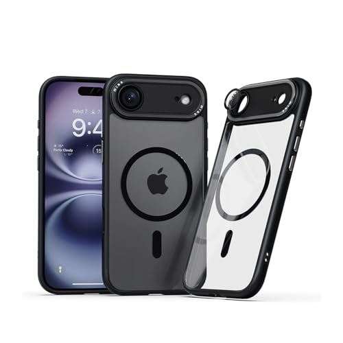 miak iPhone Air p YK[h ̌^ NAP[X MagSafeΉ [ JYی A~Jt[ Ռz GA[NbV ϏՌ ho wʃ|J[{l[g TPU ] ubN MA28079i17A y