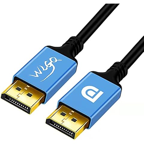 WLGQ Displayport Cable, DP 1.4 to DP 8K 60Hz 4K 120Hz Cable (2m 6.6Ft) Cover