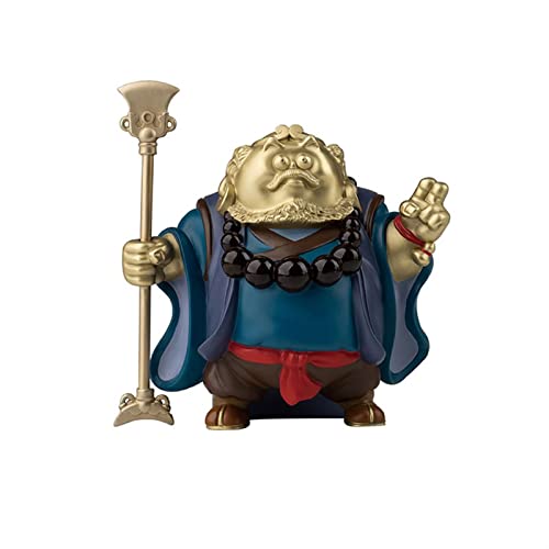 Figurines Voyage vers l'ouest et petites statues de moine en laiton de bureau
