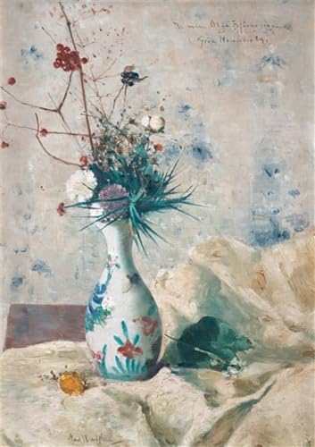 Tableau Toile fleurs Karl Nordstrom pour un salon élégant et chaleureux