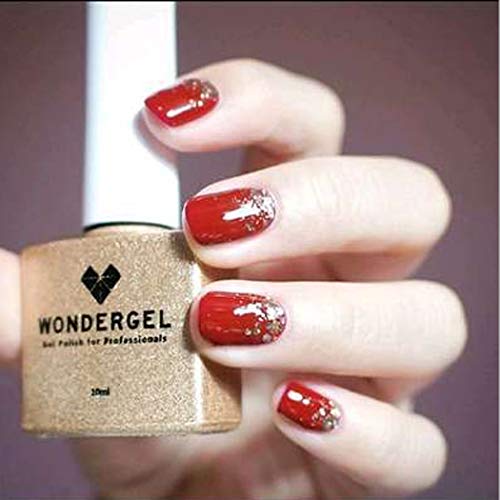 Jovono Glossy Press on Nails Red Short Oval Fake Nails Artificial Full Cover False Nails for Women and Girls (24PCS)