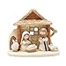 Hodao Juego de belén de Interior para Navidad, decoración de Escena de la Sagrada Familia marrón para Fiesta de Navidad en el hogar