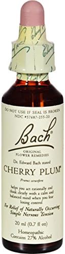 Bach Original Flower Remedies Supplement, Cherry Plum, 20 ml, 0.7 Fluid Ounce