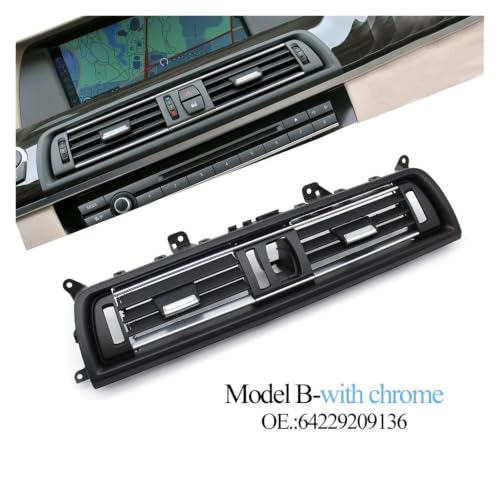 Grille de ventilation centrale résolvant le blocage d'aération sur BMW Série 5 F10