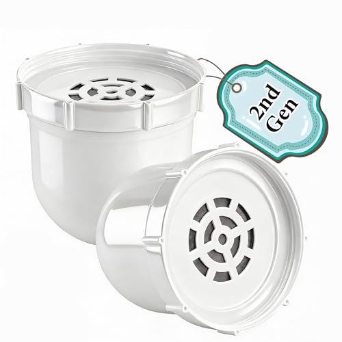 2026 Second Generation Water Pitcher Replacement Filter Compatible with Clearly Filtered Water Filter Pitcher, Delicate Texture 100-Gallon Long-Life Filter Removes Fluoride Chlorine Lead and Odors(2)