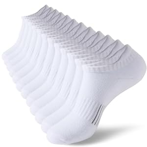 Running Ankle Socks for Women Athletic Cotton Cushioned 5-6 Pairs Workout No Show Socks Women