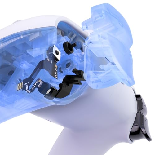 eXtremeRate pour ps5 Manette Clicky Hair Trigger Kit,Boutons Gâchette pour ps5 BDM-010 020 Controller Trigger Stop Clic de Souris L2R2 L1R1 Micro Switch Ergonomique - Version Forte Tactile