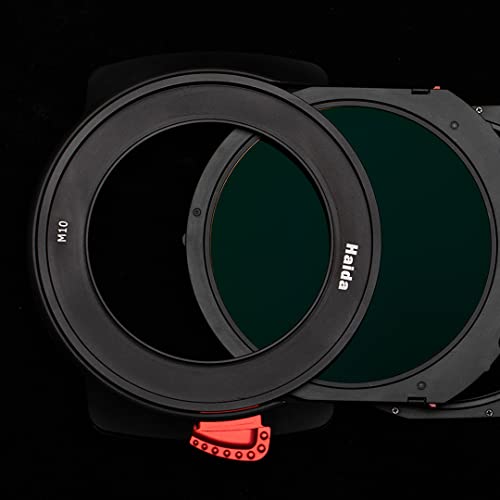 Anillo adaptador de filtro Haida de aleación de aluminio para lentes y porta filtros, 37 mm a 95 mm, compatible con porta filtros M10 y M10-II (62 mm) miniatura 6