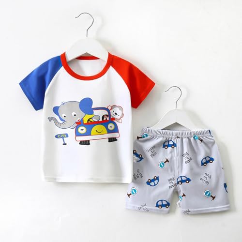 Image of Bold N Elegant Unisex Child Cotton Solid - Be Bold Inside & Elegant Outside T-Shirt And Shorts Clothing Set