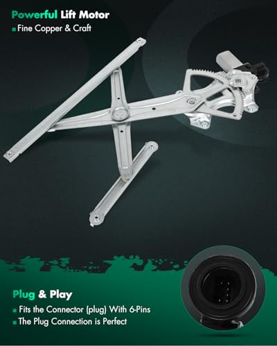 Image of SCITOO Power Window Regulator w /Motor for Scion tC 2005-2010