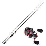 Quantum Baitcaster Combo Angelset No.2 - Quantum Baitcasterolle + Quantum Rute. Profi komplett Spinnangeln Set Raubfischangeln. Besteht aus Baitcasterrute und Baitcaster Rolle. Spinnfischen Combo
