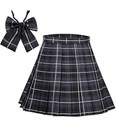 [HarnyLoom] 制服 スカート プリーツスカート ミニ チェック柄 スカート 女子高生 制服スカート 丈43cm 可愛い かわいい JK 学生服 コスプレ 衣装 文化祭 ハロウイン コス...
