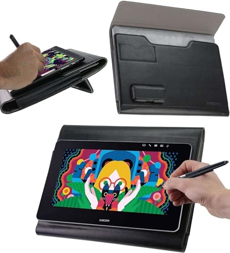 Broonel Leather Graphics Tablet Folio Case Compatible with XP-Pen Artist Pro 14 Gen2 Drawing Tablet
