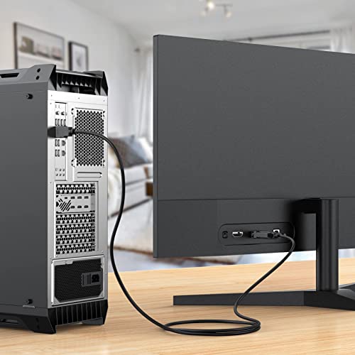 Hdmi To Vga Cable 3Ft, Uni-Directional Computer Hdmi To Vga Monitor 3-Feet Video Cord (Male To Male) Compatible For Raspberry Pi, Roku,Computer, Desktop, Laptop, Pc, Monitor, Projector, Hdtv And More #TOP4