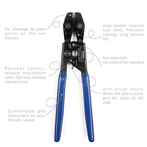 iCrimp PEX Cinch Tool for Stainless Steel Clamp-Vertical&Parallel Clamping from 3/8-inch to 1-inch -CRP650 by IWISS