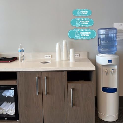 Panneau poste d'hydratation Designer Plus L pour stopper la désorientation du public