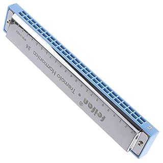 OriGlam Harmonica blues à 24 trous, clé de do, harmonica vibrato avec bouche, harmoc avec étui pour débutants, adultes, étudiants - Les Beatles, Paul McCartney, John Lennon, RIngo Starr, George Harrison OriGlam Harmonica blues à 24 trous, clé de do, harmonica vibrato avec bouche, harmoc avec étui pour débutants, adultes, étudiants – Image 4