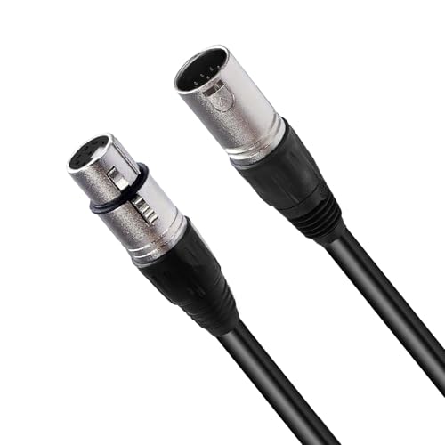 Câble microphone XLR 7 broches connecteur audio équilibré mâle femelle de 5m