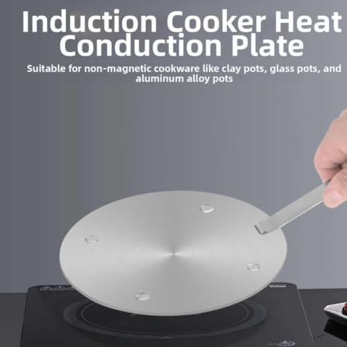 Difusor de calor de inducción de 200 mm con mango para cafetera moka 7