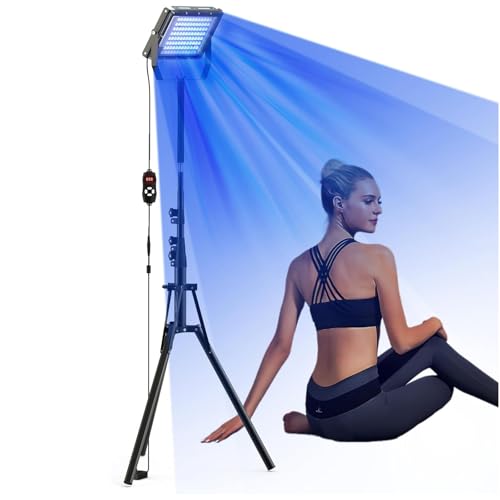 Lámparas De Bronceado Con Base Retráctil, Lámpara Solar Para Rostro Y Cuerpo Con Soporte Ajustable De 360°, 5 Niveles De Energía Ajustables Y 2 Modos De Luz,para Piel De Trigo Y Piel De Bronce Antiguo